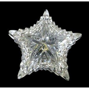 Vintage Crystal Star-Shaped Trinket Treasure Stash Presentation Box - Vintage Kr